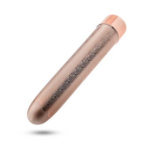 The Collection Lattice 7 in. Rose Gold Vibrator