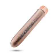 La Colección Lattice Vibrador de 7 Pulgadas Oro Rosa