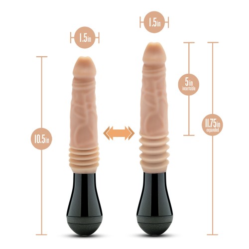 Dildo Vibrador Gyrador Dr. Skin Knight - Placer Intenso