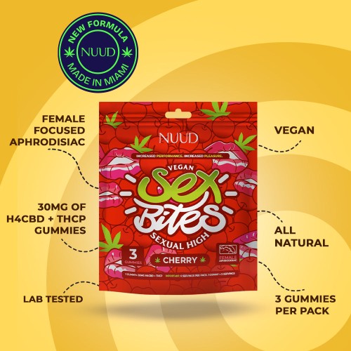 NUUD Female Aphrodisiac Gummies Cherry