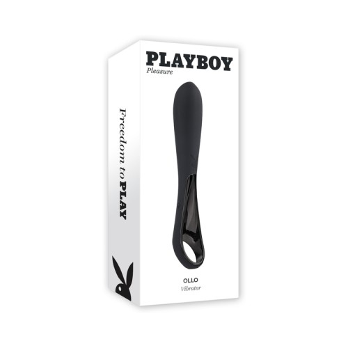 Rechargeable Silicone Vibrator with Ring Handle