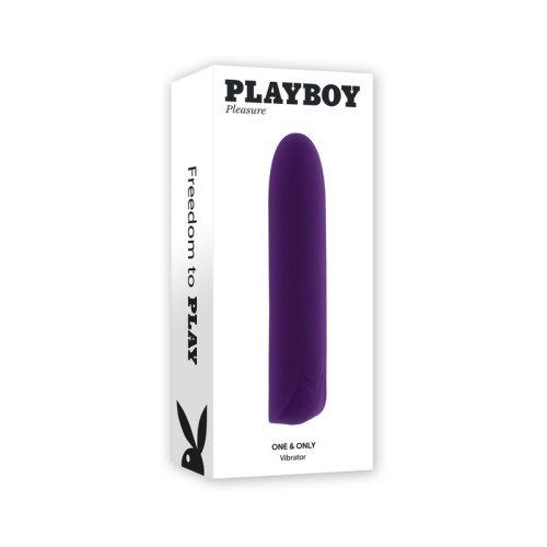 Vibrador Bullet de Silicona Recargable Playboy One & Only Acai