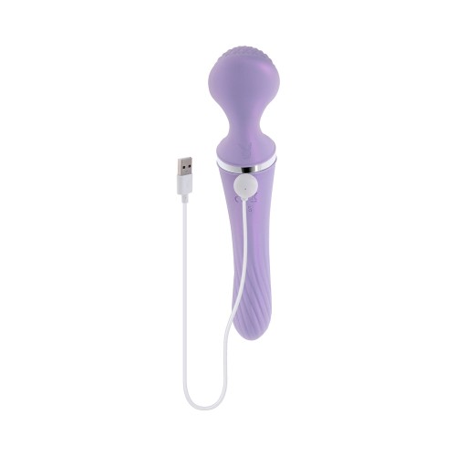 Playboy Vibrato Vibrador Doble Punta Recargable