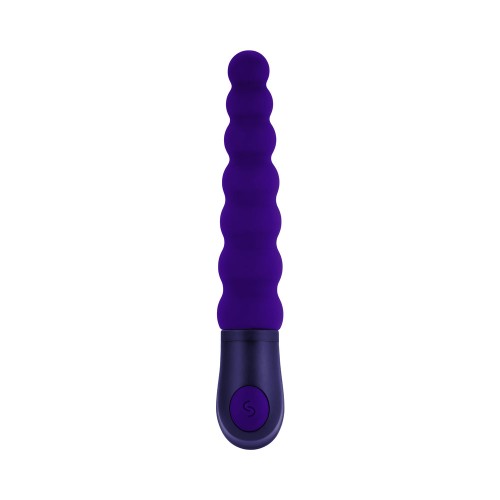 Vibrador de Silicona Beaded Beauty Selopa Púrpura