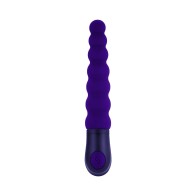 Selopa Beaded Beauty Silicone Vibrator Purple