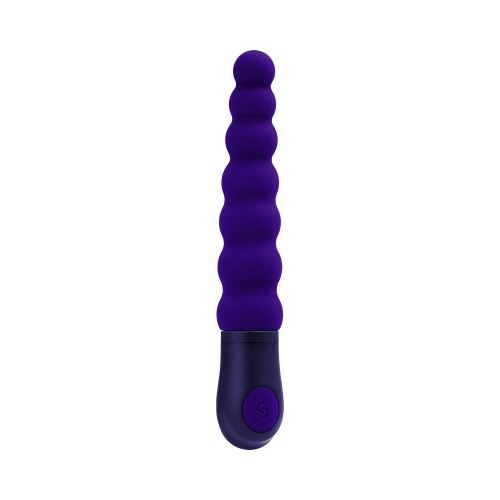 Vibrador de Silicona Beaded Beauty Selopa Púrpura