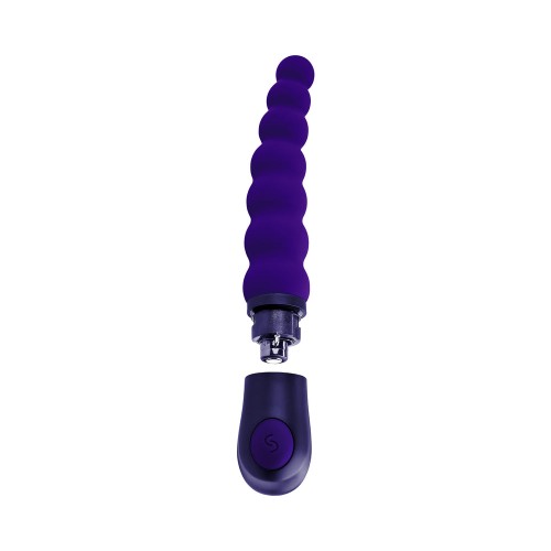 Vibrador de Silicona Beaded Beauty Selopa Púrpura