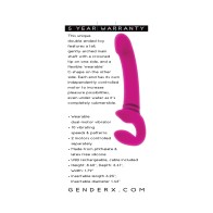 Gender X Sharing Is Caring Dual-Ended Vibrator - Pink