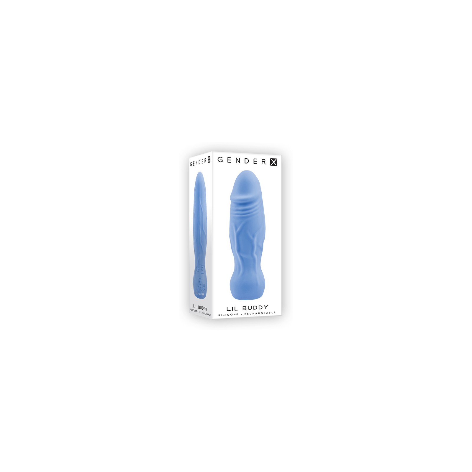 Gender X Lil Buddy Rechargeable Vibrator Blue