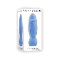 Gender X Lil Buddy Rechargeable Vibrator Blue