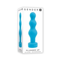 Gender X Plugged Up Vibrating Beaded Plug