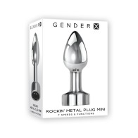 Gender X Mini Metal Vibrating Plug for Thrilling Play