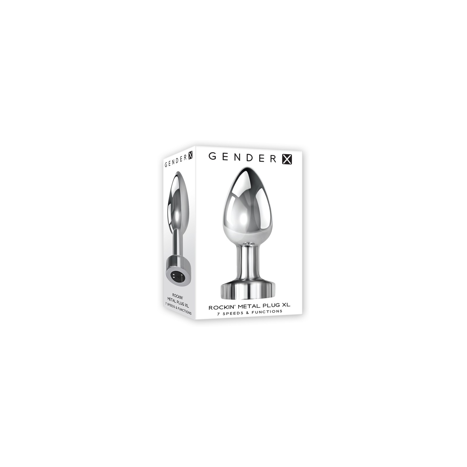 Gender X Rockin' Metal Plug XL Rechargeable