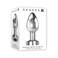 Gender X Plug Metálico Rockin' XL Recargable