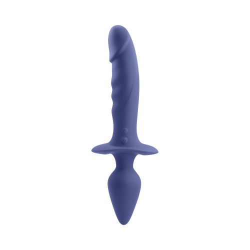 Dual Defender Rechargeable Vibrator - Gender X