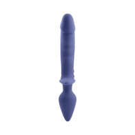 Dual Defender Rechargeable Vibrator - Gender X