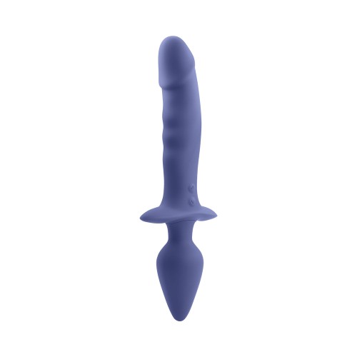 Dual Defender Rechargeable Vibrator - Gender X