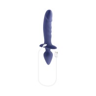 Dual Defender Rechargeable Vibrator - Gender X