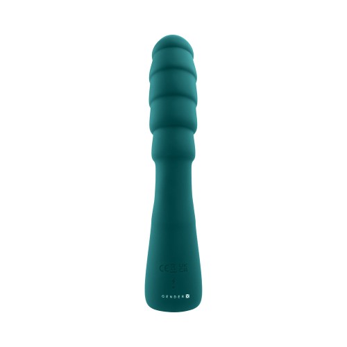 Vibrador Gender X Escorpión Verde Azulado con 12 Velocidades