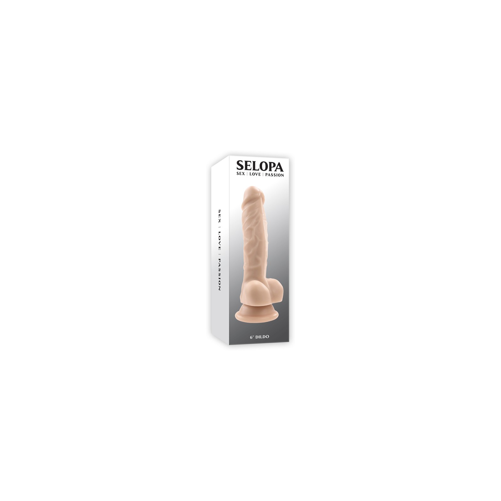 Dildo Realista No Vibrante Selopa 6" Claro