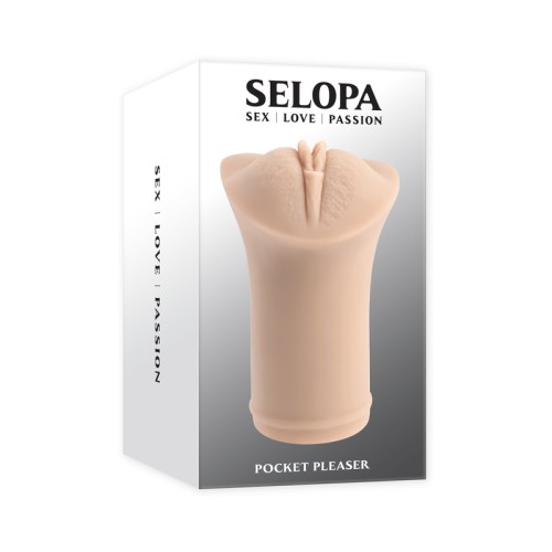 Stroker Selopa Pocket Pleaser - Placer Definitivo en Cualquier Momento