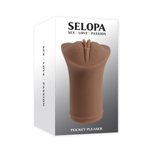 Stroker Selopa Pocket Pleaser para Placer Realista