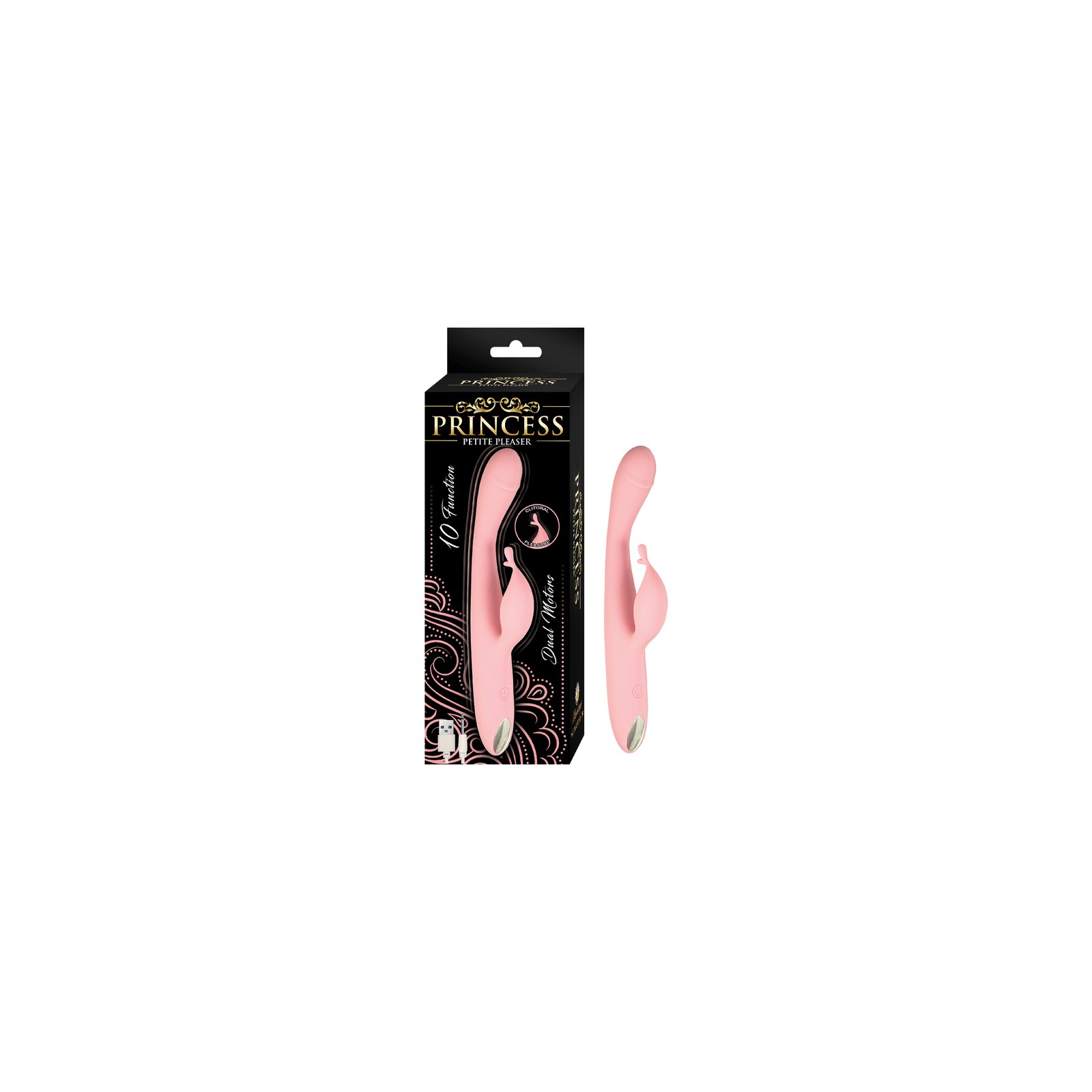 Princess Petite Pleaser Pink Dual-Stimulating Vibrator