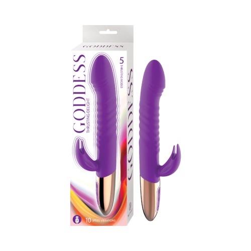 Goddess Thrusting Delight Rechargeable Purple