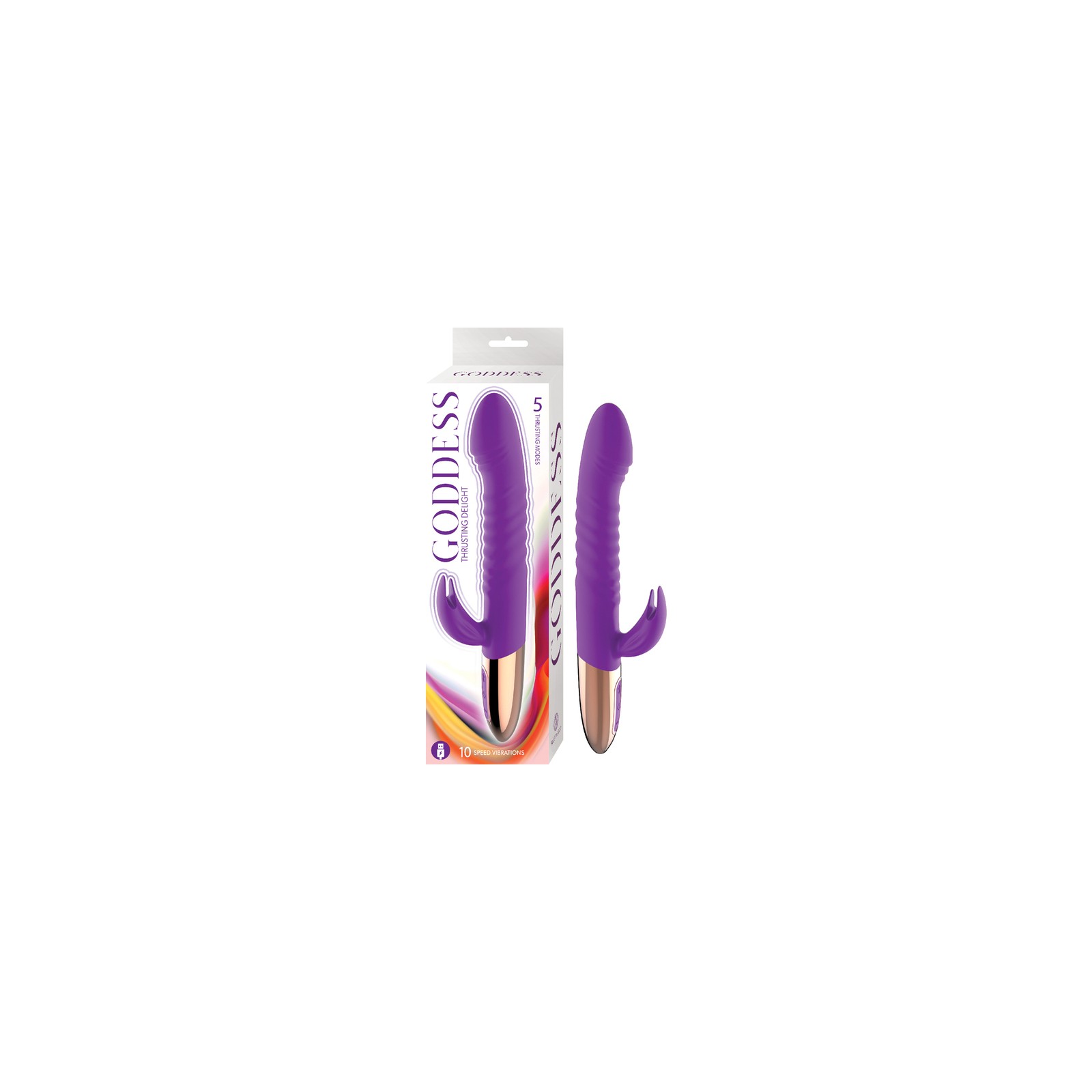 Goddess Thrusting Delight Rechargeable Purple