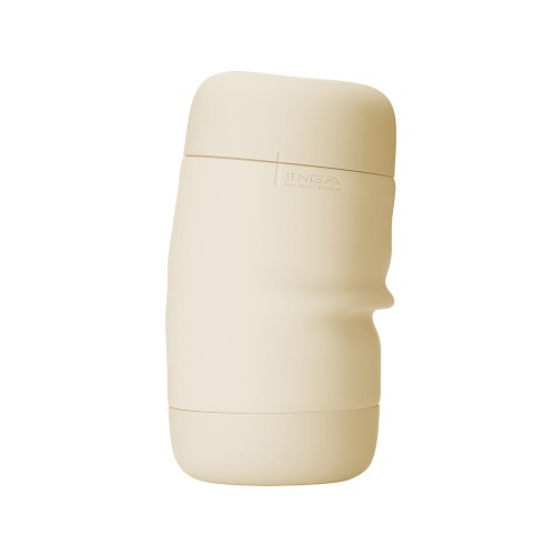 Tenga Puffy Stroker Café Latte con Loción de Muestra