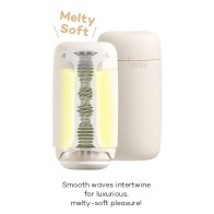 Tenga Puffy Stroker Café Latte con Loción de Muestra