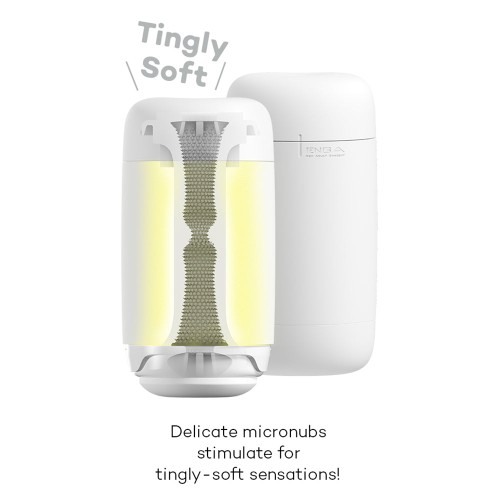 Tenga Puffy Stroker Sugar White