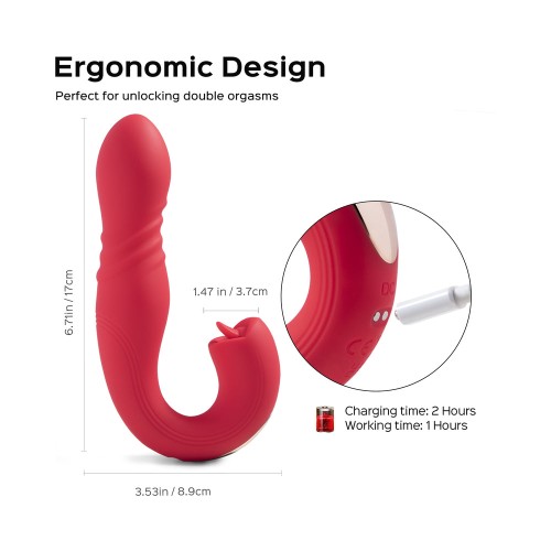 Honey Play Box Joi Thrust Vibrador G-spot Control Aplicación