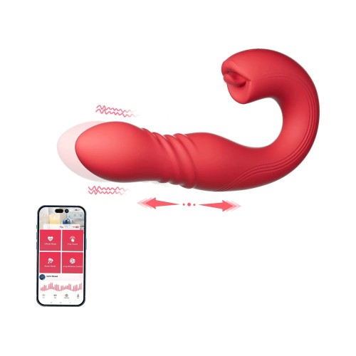 Honey Play Box Joi Thrust App Controlled G-Spot Vibrator