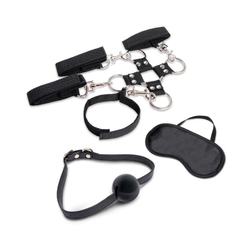 Kit de 7 Piezas Lux Fetish Hogtie y Ball Gag - Entra en el Seductor Mundo del Bondage