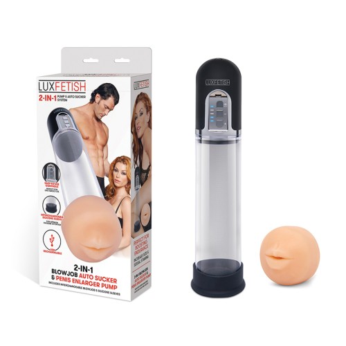 Lux Fetish Auto Sucker Dual Function Pleasure