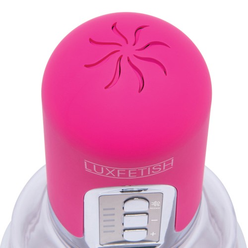 Lux Fetish Auto Pussy Pump with Clit Clamp