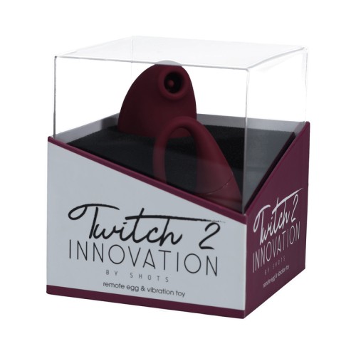 Twitch 2 Vibrador Recargable para Placer Máximo