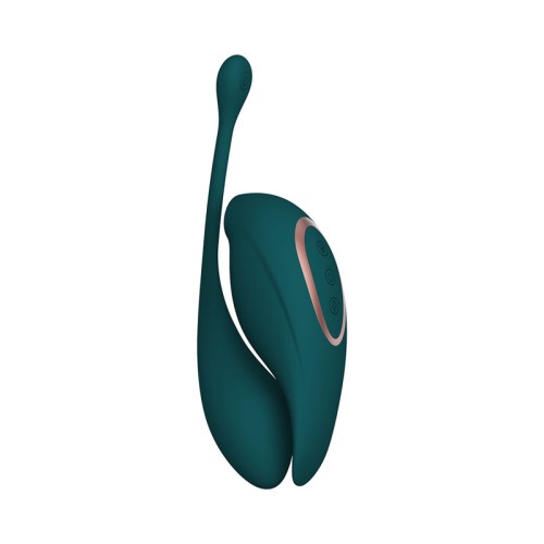 Vibrador Recargable Twitch 2 con Succión Verde