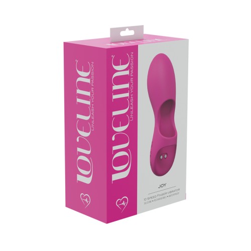 LoveLine Joy 10-Speed Finger Vibe Silicone