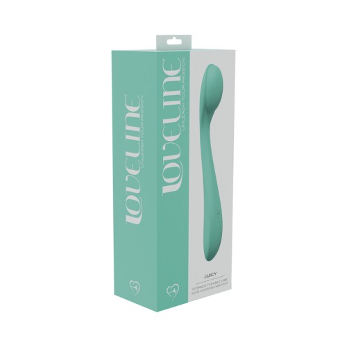 LoveLine Juicy 10 Speed Flexible Vibe - Green