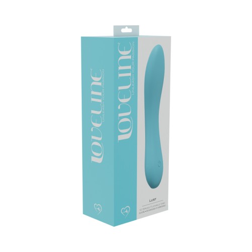 LoveLine Lust 10 Speed Flexible Vibrator Blue