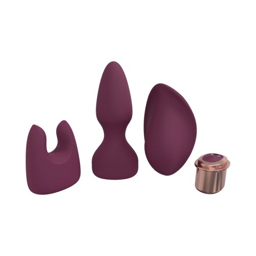 Vibrador Silicona 10 Velocidades LoveLine Borgoña