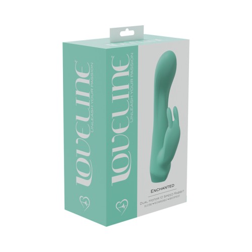 Conejito Vibrador Enchanted de LoveLine con Doble Motor 10 Velocidades