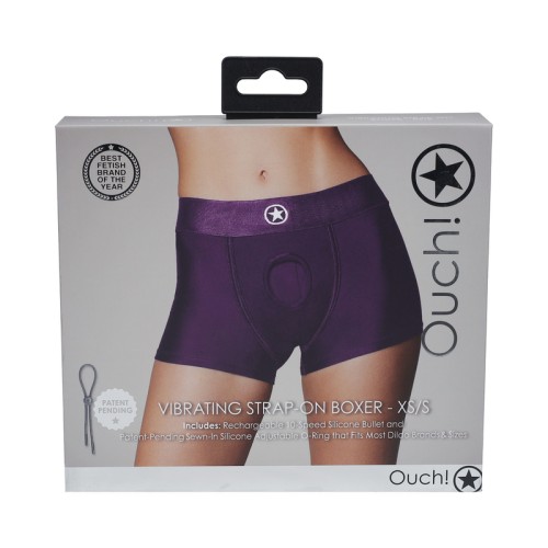 Boxers Vibrantes Ouch! Strap-on XS/S - Placer Cómodo