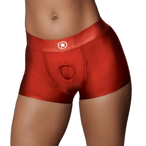 Boxers Vibrantes Strap-On Ouch Rojo