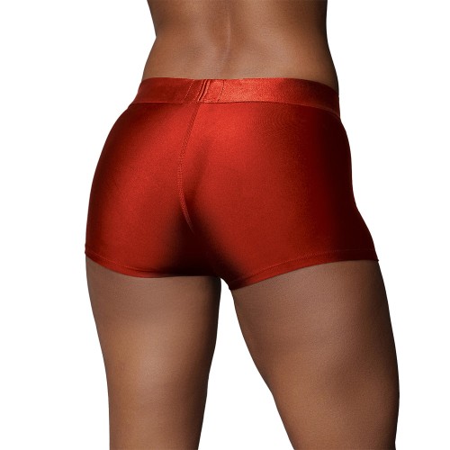 Boxers Vibrantes Strap-On Ouch Rojo