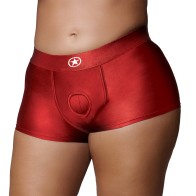 Boxer Strap-on Vibrante Ouch! Rojo XL/XXL