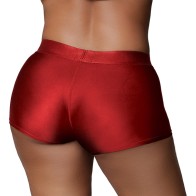 Ouch! Vibrating Strap-On Boxer in Red XL/XXL