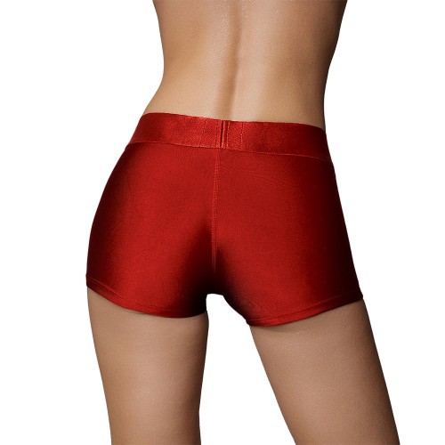 Ouch! Boxer Strap-On Vibratorio Rojo XS/S